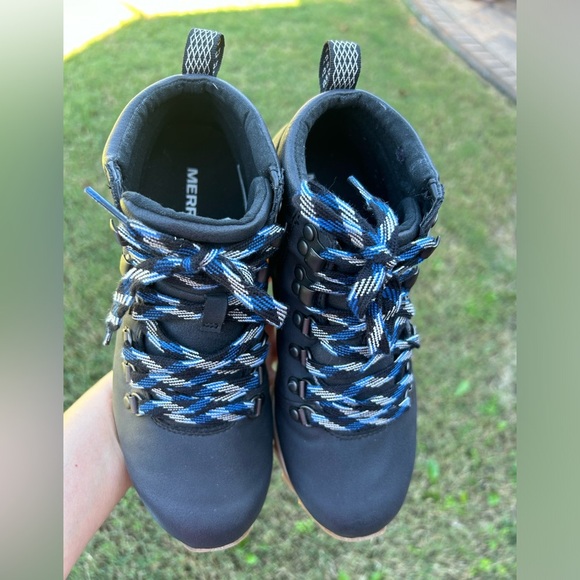 Merrell women’s Alpine hiking ankle black women’s boots Sz-6.5. A - Picture 9 of 13